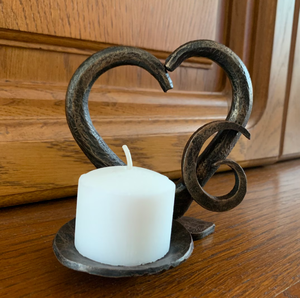 <b>Black</b> Iron <b>Candelabra</b> Candle Holder Metal <b>Candelabra</b> Centerpiece Decor Candle Holder Stand for Pillar Candles - Product Image 2