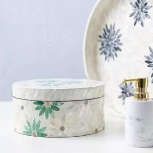 Ensemble d'incrustation en nacre, cadeau spécial Eid, plateau de service pour hôtel et Restaurant, produits haut de gamme - Product Image 6