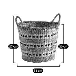 Panier en jonc de mer fait main au Vietnam avec poignées en PC, pliable, en rotin, pour le rangement et la décoration de la cuisine et de la salle de bain, prix de gros imbattable - Product Image 4