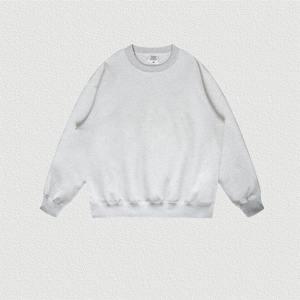 เสื้อฮู้ดดี้โอเวอร์ไซส์สไตล์วินเทจสำหรับผู้ชาย พิมพ์ลายดิจิทัลสำหรับฤดูหนาว ผ้าคอตตอนหนานุ่ม ระบายอากาศได้ดี คอกลม ปักโลโก้แบบนูน 3 มิติ - Product Image 2