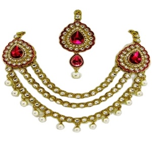 ชุดสร้อยคอโชการ์เครื่องประดับ Boho ชุดต่างหู Tika ชุดเครื่องประดับประดิษฐ์ - Product Image 1