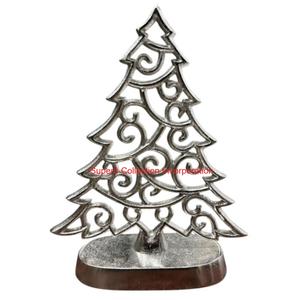 Décoration d'arbre de Noël moderne classique en métal faite à la main Sculpture de qualité sculptée Statue de maison ornements bon prix - Product Image 6