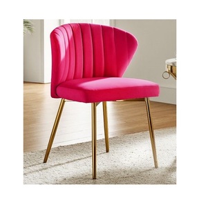 Nueva Silla de casa estilo sofá de diseño antiguo hecha a mano con parte superior o espalda de terciopelo verde y soporte brillante dorado de metal gran silla de casa - Product Image 5