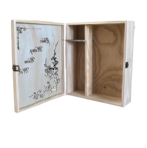 Coffrets cadeaux en bois massif de haute qualité produits de luxe prêt à être expédié carré Rectangle conceptions personnalisées artisanat bijoux stockage jouets thé - Product Image 2