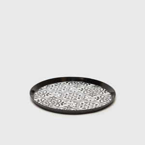 Bandeja redonda de Metal, Blanca - Product Image 4