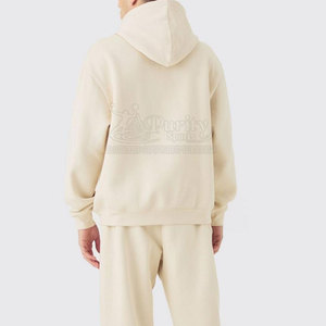 Último diseño personalizado Color invierno con capucha sólido hombres chándal secado rápido suave tela de algodón 100% uso al aire libre - Product Image 3