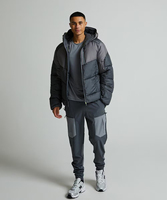 Nouvelle arrivée, meilleur design, logo personnalisé, veste matelassée en duvet de canard léger et chaud, tissu en nylon d'hiver de qualité supérieure pour hommes