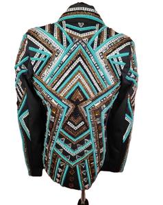 Veste équestre à fermeture à glissière élégante et élégante de qualité supérieure pour l'équitation occidentale - Product Image 4