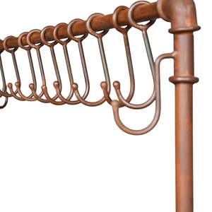 Muebles de Salón con Colgador de Hierro de Estilo Industrial - Product Image 5