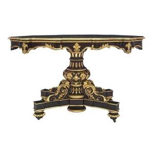 Table de salle à manger de l'époque victorienne en bois et or - Product Image 2