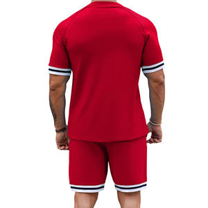 Ropa informal de talla grande para hombre, conjuntos de Pakistán con logotipo personalizado, camisetas de algodón de peso pesado con conjuntos cortos, ropa para hombre - Product Image 4