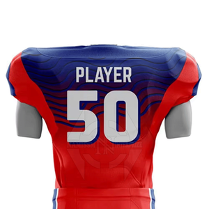 Uniforme de fútbol americano de alta calidad corto de talla grande diseño personalizable tela duradera para entrenamiento de juegos de práctica de deportes de equipo - Product Image 5