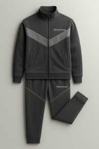 Chándales de hombre personalizados 2025 de diseño | Silverloom marca Full Zip Slim Fit Sportswear | Exportación de calidad Gym Jogger Set - Product Image 4