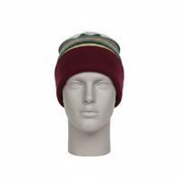 Gorro de Invierno Personalizado de Punto Jacquard, Color Sólido, Unisex, Gorros Cálidos, Gorro de Punto Rasta, Gorro de Playa para Hombre, 100% Jacquard