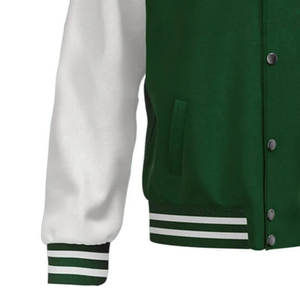 2025 High Quality Custom Logo Leather Sleeves Varsity <b>Jacket</b> Plus Size Bomber <b>Pilot</b> Varsity <b>Jacket</b> For Men - Product Image 4