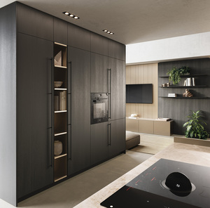 Meubles de cuisine italiens de luxe haut de gamme 100% fabriqués en Italie, designs d'îlots de cuisine modulaires en bois personnalisés - Product Image 2