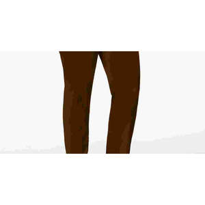 กางเกงยีนส์ทรงสกินนี่สีน้ำตาลเข้มเอวสูงสำหรับผู้หญิงไซส์ใหญ่พิเศษ 20W แต่งขาดสไตล์ดินสอ รุ่น XL สำหรับฤดูใบไม้ร่วง - Product Image 3