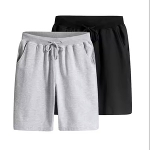 Verano Casual Unisex 2025 algodón Lounge Fleece Shorts bolsillos Jogger Athletic Running hombres entrenamiento gimnasio sudor pantalones cortos - Product Image 1