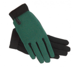 Gants d'équitation respirants en cuir véritable pour femmes avec fermeture auto-agrippante, rose et noir, pour une meilleure adhérence, équipement équestre, couleur unie, coupe classique - Product Image 6