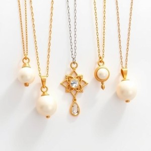 Venta al por mayor S925 Collar de plata esterlina Perla de agua dulce chapada en rodio con patrón de flores de moda Cadena de eslabones elegante simple - Product Image 2