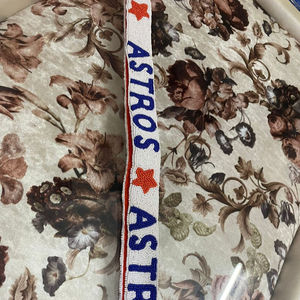 Astros Team Bag Strap Accessory Custom Size Seed <b>Bead</b> Guitar Handbag Purse Trendy Cute Cartoon Made Chain <b>Plastic</b> Acrylic Cotton - Product Image 1