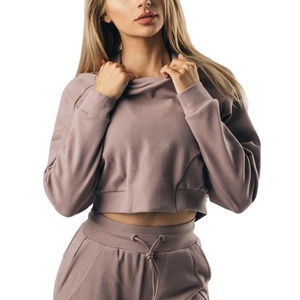 Conjunto de Sudadera con Capucha Corta Unisex, Estampado Digital de Franela para Invierno, 100% Algodón Orgánico, Manga Larga - Product Image 1