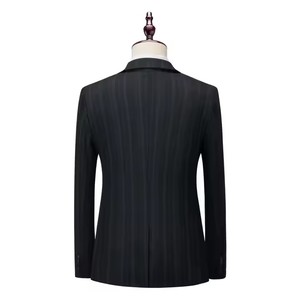 Completo da <span class=keywords><strong>Uomo</strong></span> di Lusso <span class=keywords><strong>a</strong></span> Tre Pezzi, Traspirante, <span class=keywords><strong>a</strong></span> <span class=keywords><strong>Quadri</strong></span>, per Matrimonio e Cerimonie, con Chiusura <span class=keywords><strong>a</strong></span> Cerniera sui Pantaloni, Taglie Forti - Product Image 5