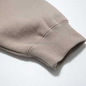 Sudadera con capucha sin bolsillos para hombre, 100% algodón, lisa, informal, con logotipo estampado, unisex, extragrande, bordada, sudaderas con capucha y sudaderas para hombre - Product Image 3