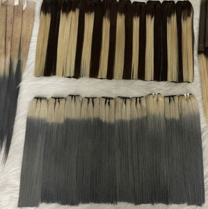 4/27 piano ombre hueso recto cutícula alineada proveedor virgen extensiones de cabello humano - Product Image 6