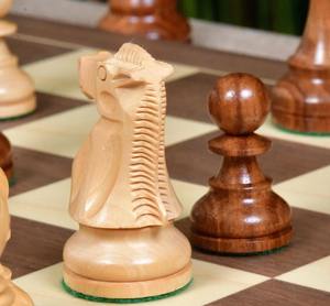 Pièces d'échecs de reproduction haut de gamme Reykjavik 1972 en bois de sheesham et en buis 3.7 à prix avantageux - Product Image 2