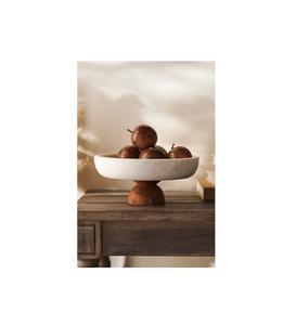 Bols de service en marbre naturel de qualité supérieure avec options de gravure personnalisées pour les anniversaires de mariage ou les cadeaux d'entreprise - Product Image 5