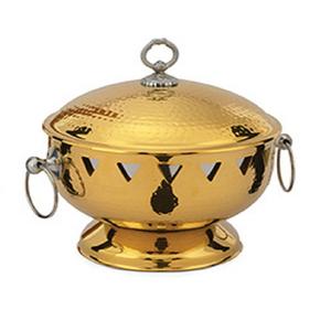 <b>Chafing</b> Dish with Roll Top Lid and Hydraulic Hinges for Soft Closing and <b>Gel</b> Based Burner Container for Heating Purposes - Product Image 4