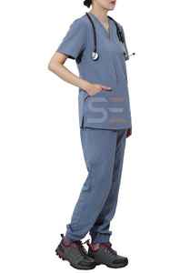Gran oferta, conjuntos de uniformes médicos de enfermería, uniformes de hospital, corredores personalizados de moda, uniforme de enfermera de Spandex para hombre - Product Image 3