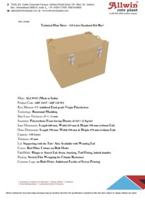 Glacière isotherme robuste de 110 L pour le camping en plein air, les pique-niques et l'usage commercial - Product Image 3