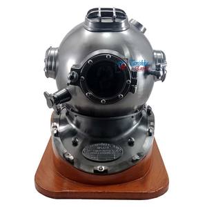 Nueva condición U.S Navy Mark V Casco DE BUCEO ANTIGUO de latón Sólido pulido para buceo marino con precio al por mayor - Product Image 1