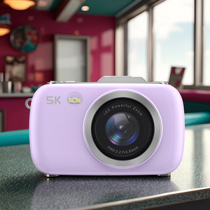 Point Shoot Portable 5K 80MP Student Retro CMOS 18x Zoom Built-in LED Fill <b>Light</b> 2-3" Screen TF Card Type-C Digital <b>Camera</b> - Product Image 2