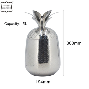 Vaso de piña de acero inoxidable a la moda para fiesta de Bar, taza para beber para copas de cóctel de mula de Moscú - Product Image 6