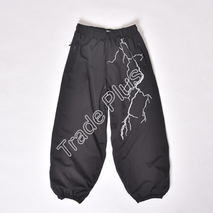 Nouveau pantalon unisexe personnalisé OEM et taille plus pour tissu haut 100% doublure en polyester pantalon de neige respirant coupe-vent en nylon - Product Image 1