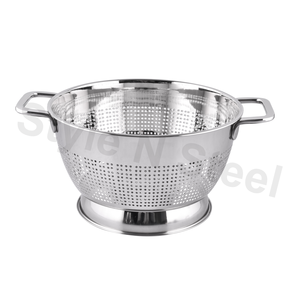 Classic <b>Colander</b> Pineapple <b>Colander</b> Fruit <b>Colander</b> Sink Strainer Basket Wholesale Stainless Steel - Product Image 1