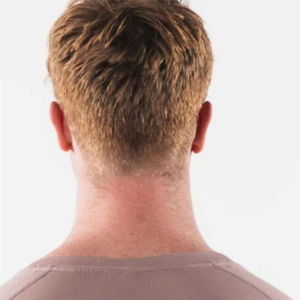 T-shirts de gymnastique respirants coupe sèche pour hommes, chemises de sport imprimées à col montant et à manches tricotées en polyester et spandex pour le fitness - Product Image 2