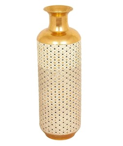 แจกันบนโต๊ะลายดอกไม้ทำด้วยมือทำจากโลหะสไตล์โบราณแจกันของขวัญขึ้นบ้านใหม่สินค้ามาใหม่คุณภาพดีดีไซน์มาแรง - Product Image 3