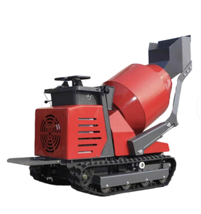 Camion malaxeur à béton autochargeur de 500 L, mini malaxeur à béton sur chenilles pour la construction rurale - Product Image 2