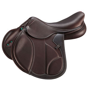 English Leather Jumping Saddle Horse Show Jumping Professional Equestrian Riding Saddle Factory Manufacturer Exporter India - Product Image 4