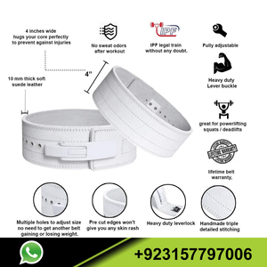 Hot Selling Bodybuilding <b>Back</b> <b>Support</b> Belt Gym Belt Weight Lifting Leather Gym Fitness Powerlifting Belt - Product Image 3