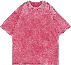 Fournisseur OEM T-shirts délavés à l'acide Tissu léger de style rétro personnalisé parfait pour les collections Streetwear et décontractées - Product Image 4