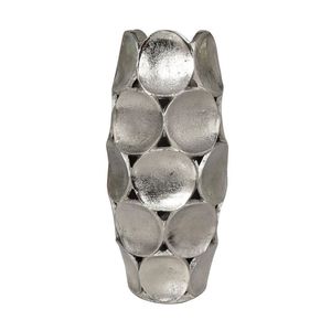 Vente en gros de vases à fleurs en aluminium pour table Vases à fleurs décoratifs argentés pour la décoration intérieure Vases élégants au design moderne - Product Image 4