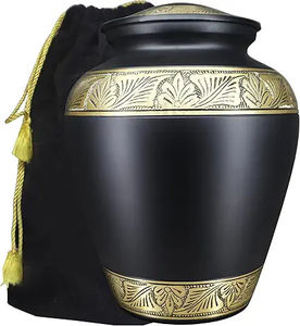 Urnes funéraires en bois modernes de style américain faites à la main Urnes funéraires décoratives pour hommes et femmes - Product Image 3