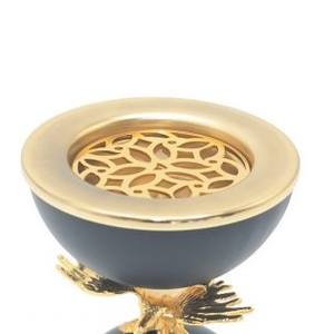 Quemador de Incienso Nórdico Negro Mate con Forma de Águila, Figura de Pájaro de Metal Dorado, Adorno Creativo para Escritorio, Decoración de Lujo para el Hogar y la Oficina - Product Image 5