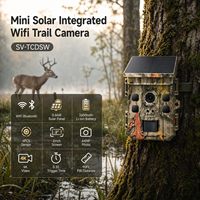 Caméra de chasse Sensvision, fabricant de caméras de surveillance, alimentée par énergie solaire, WiFi, 4K, 64MP, déclenchement 0,2s, détection 21m, caméra de surveillance de la faune