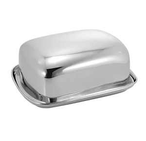 Beurrier en acier inoxydable personnalisé exigeant nouveau beurre rectangulaire en acier inoxydable le plus populaire - Product Image 2